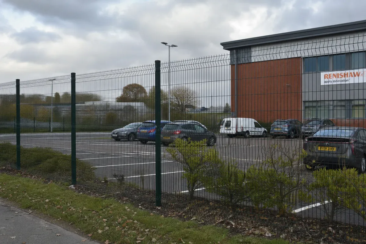 Commercial fencing installed at a Sutton Coldfield business premises