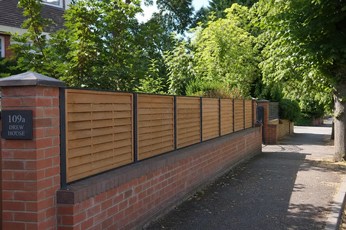Garden fencing in Boldmere, Sutton Coldfield